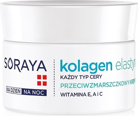Krem Soraya Kolagen I Elastyna Przeciwzmarszczkowy na dzień i noc 50ml - zdjęcie 2