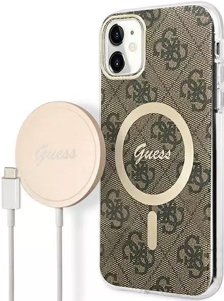 Zestaw Guess Gubpn61H4Eacsw Case Charger Iphone 11 6 1 Hard Case 4G