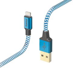 Hama Reflected USB-A - Lightning 1,5m niebieski (201553)