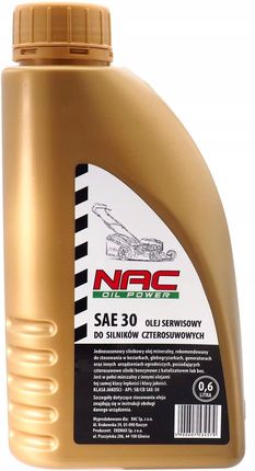 Olej Do Kosiarek Nac Sae30 0,6L - zdjęcie 4