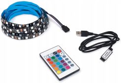 Zdjęcie Koloreno Taśma Led Rgb 5V Ip20 Pilot Usb Oświetlenie Tv 3M (TV3MIP20IRUSBKP) - Wilamowice