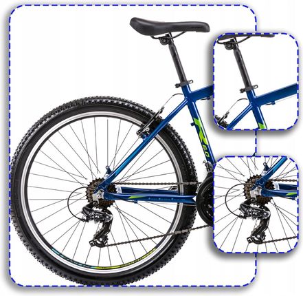 Romet Rambler 6.0 Mtb Gramatowy Niebieski Zielony 26 2023 - zdjęcie 2