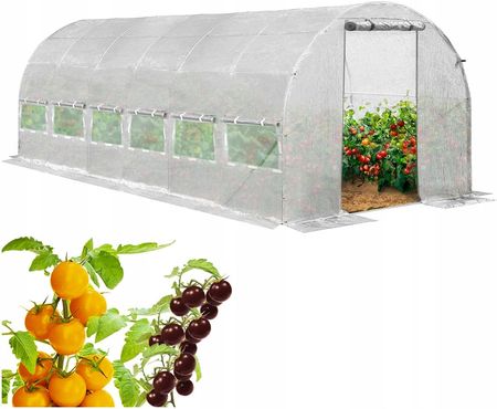 Tunel Ogrodowy Foliowy 18M2 Szklarnia 6x3m Uv4