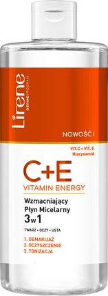 Lirene C+E Vitamin Energy Wzmacniający Płyn Micelarny 3w1 400 ml - zdjęcie 2