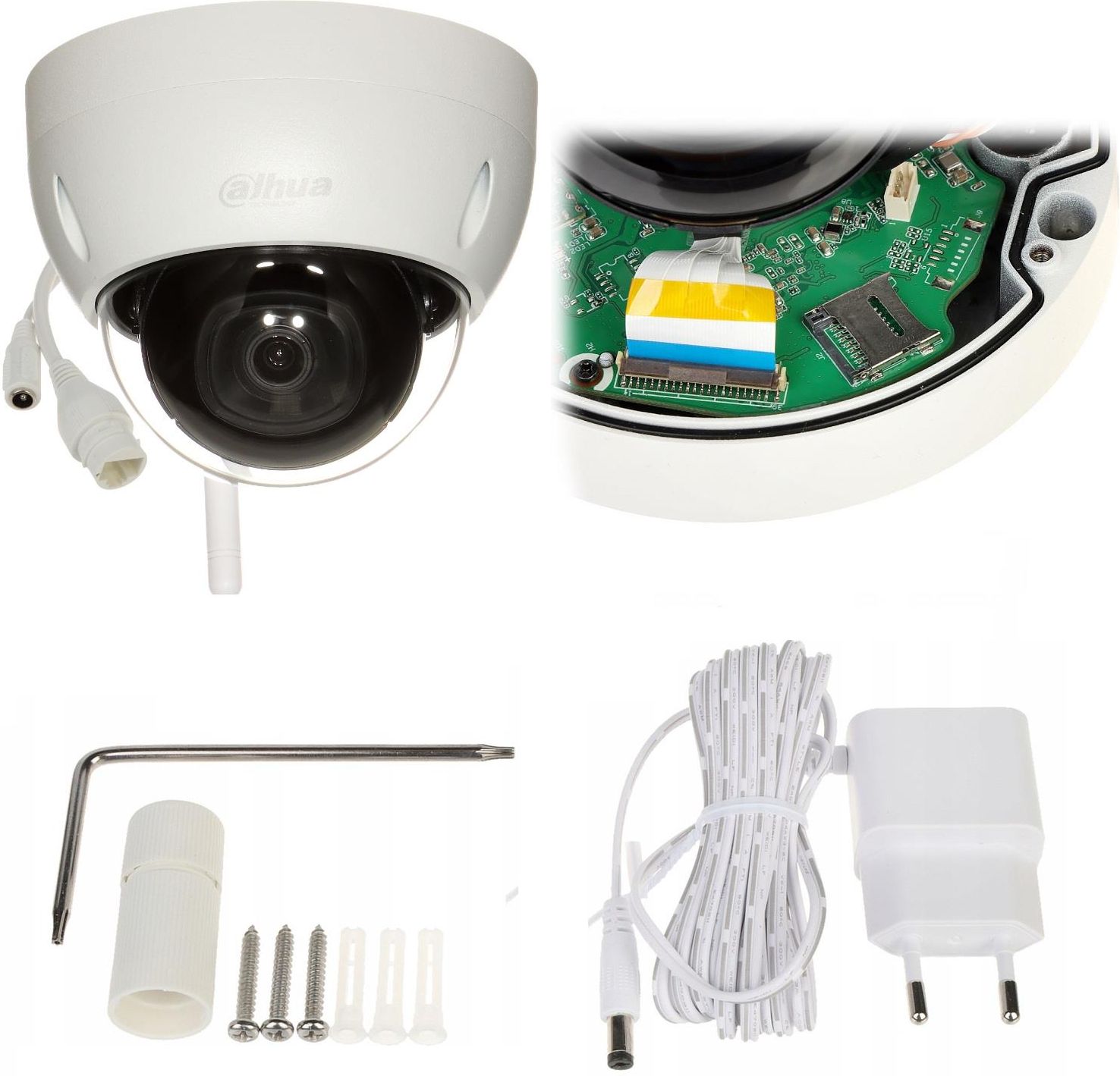 Kamera przemysłowa Hikvision Kamera Ip Dahua 4Mp Wifi Ipc Hdbw1430De Sw