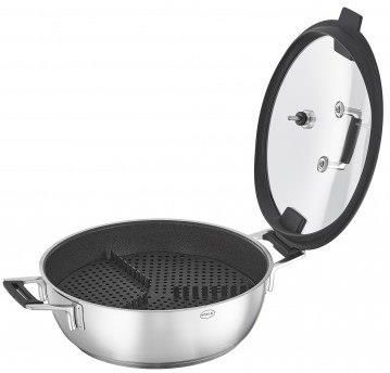 Roesle Brytfanna Do Gotowania Na Parze Z Pokrywą 28Cm Silence Pro (12820) - zdjęcie 2