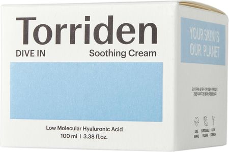 Krem Torriden Soothing Cream Łagodzący Z Kwasem Hialuronowym na dzień i noc 100ml - zdjęcie 3