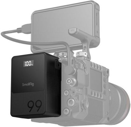 Smallrig 3580 VB99 Mini - akumulator V-Mount, 99Wh, D-Tap, USB-A, USB-C - zdjęcie 4