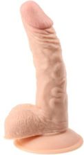 Power Escorts Wygięte Realistyczne Dildo Z Przyssawką Penis 18cm 46777