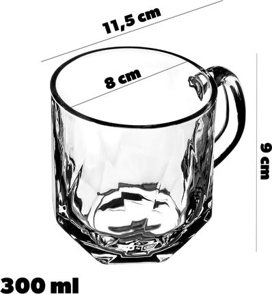 Kadax Kubki Do Kawy I Herbaty 300ml 4szt. (28717) - zdjęcie 5