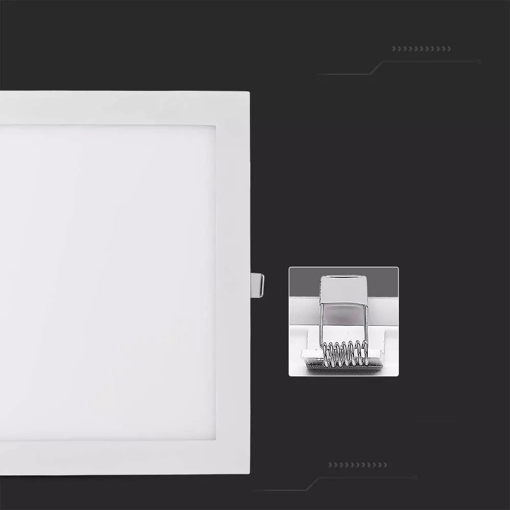 V Tac Panel Led Premium Downlight 30W Kwadrat 300X300 Vt 3107 6400K