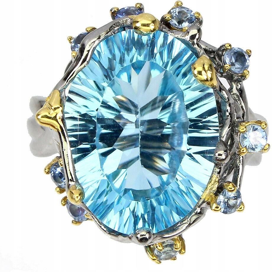 Pier Cionek Szafiry Sky Blue Topaz Ct R Ceny I Opinie Ceneo Pl