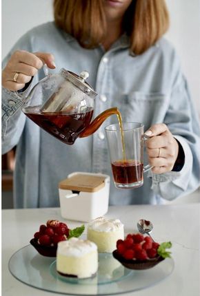 Tadar Szklanki Do Kawy Latte Macchiato +Łyżeczki Zestaw - zdjęcie 5