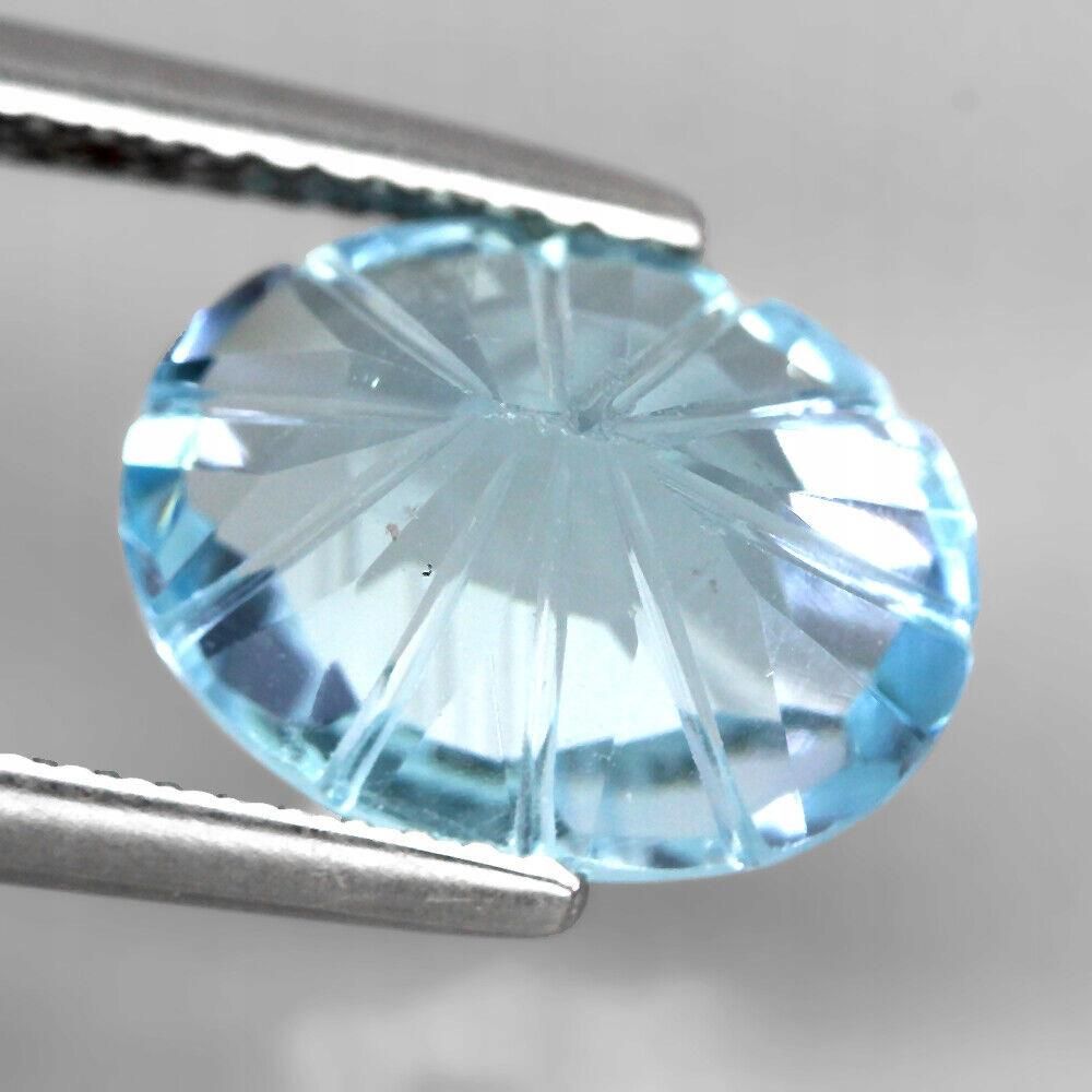 Sky blue topaz kamień naturalny Vvs 5 41ct Ceny i opinie Ceneo pl