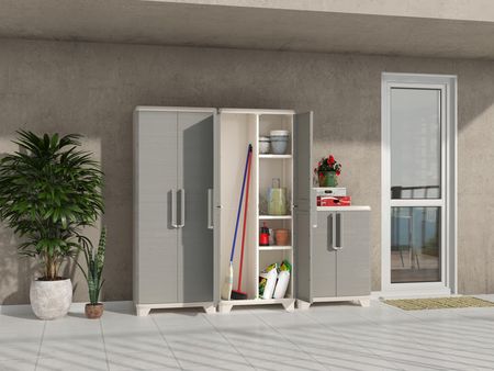 Keter Szafa gospodarcza Linear Wood niska - zdjęcie 2