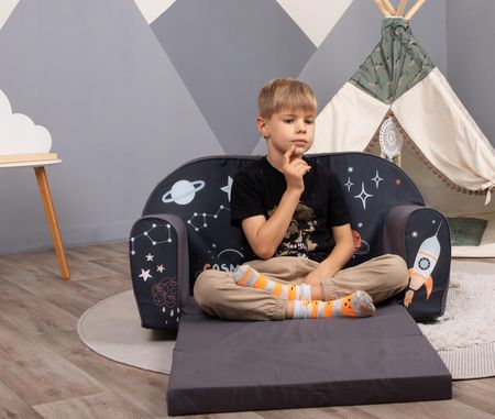 Mini Sofa Rozkładana Z Pianki Dla Dzieci Delsit - zdjęcie 4