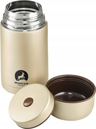 Mountain Goat Pojemnik Termiczny Termos Obiadowy Na Jedzenie Xl Gold - zdjęcie 4