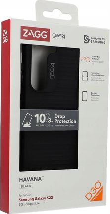 Etui Gear4 Do Galaxy S23 Case Plecki Cover Obudowa Czarny - zdjęcie 2