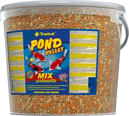 Tropical Pond Pellet Mix Wiaderko 5L/700G-Pokarm Mieszany dla Ryb Stawowych 237-041107-00
