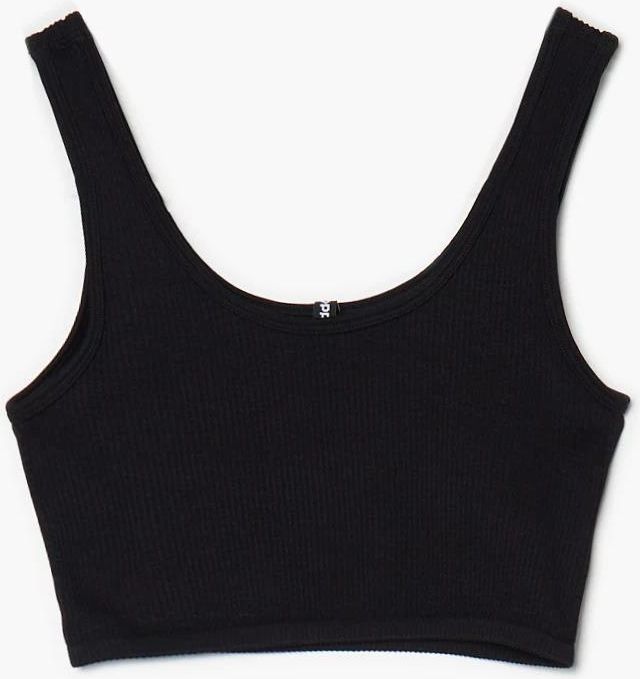 Cropp Czarny Crop Top Czarny Ceny I Opinie Ceneo Pl