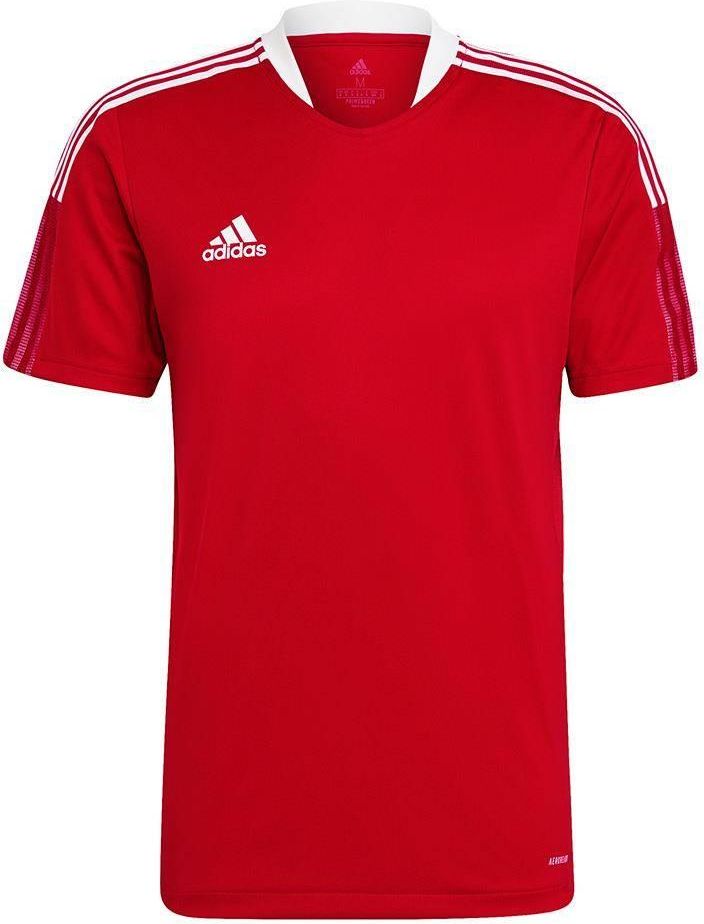 Koszulka męska adidas Tiro 21 Training Jersey czerwona GM7588 Ceny i