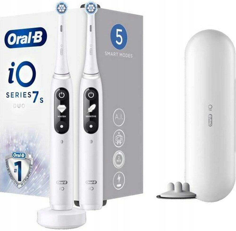 Szczoteczka Elektryczna Oral B Io S Duo White Opinie I Ceny Na Ceneo Pl