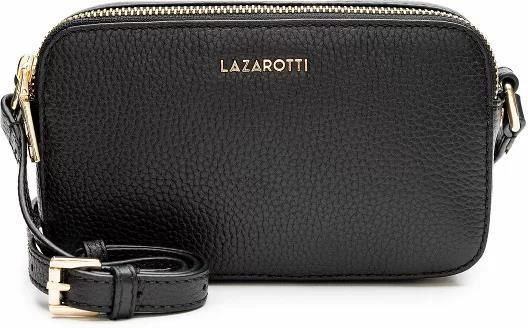 Lazarotti Bologna Leather Torba na ramię Skórzany 18 cm black Ceny i