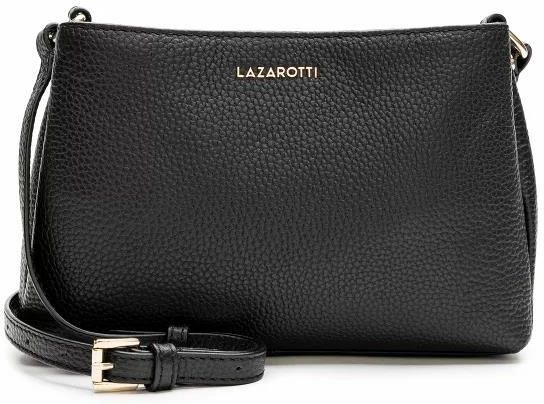 Lazarotti Bologna Leather Torba na ramię Skórzany 23 cm black Ceny i