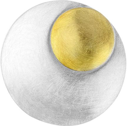 Nenalina Wisiorki Damski okrągły wisiorek Elegant z pozłacanego srebra próby 925 Sterling Silver - zdjęcie 2
