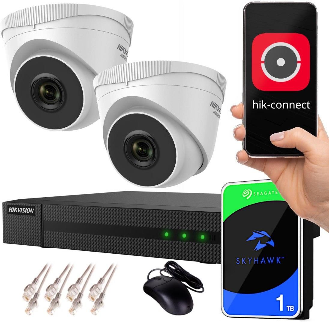 Zestaw Do Monitoringu T Zestaw Monitoringu Ip Hikvision Nvr Tb