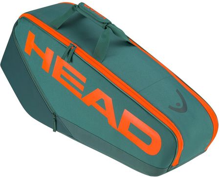 Head Pro Thermobag L Dark Cyan Fluo Orange Torba Na Rakiety Do Tenisa - zdjęcie 2