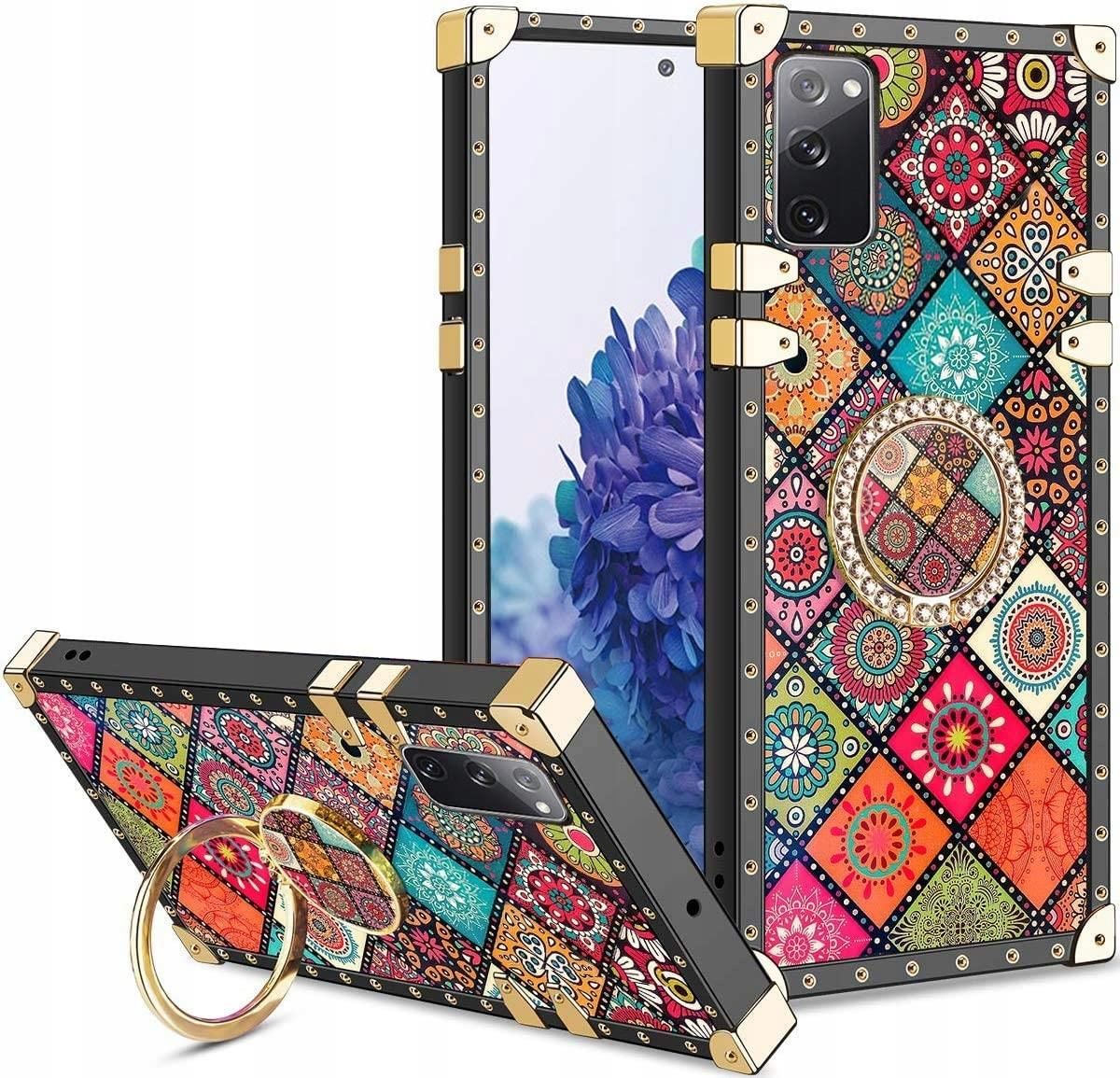 Etui Glamour Do Samsunga S20 Fe Ring Case Szkło Etui na telefon ceny