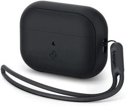 Zdjęcie Etui Na Słuchawki Spigen Silicone Fit Strap Do Apple Airpods Pro 1/2 Czarny - Wrocław