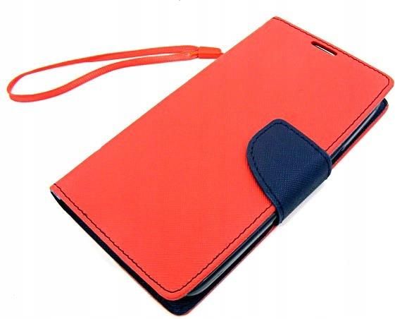 Etui Fancy Diary do Alcatel Pop C9 7047 czer SZKŁO Etui na telefon