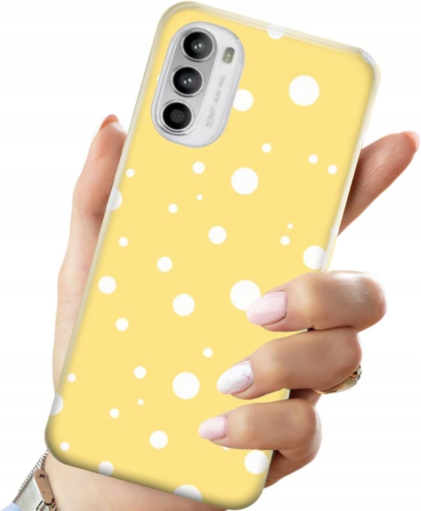 Etui Do Motorola Moto G52 Kropki Grochy Dots Etui Na Telefon Ceny I