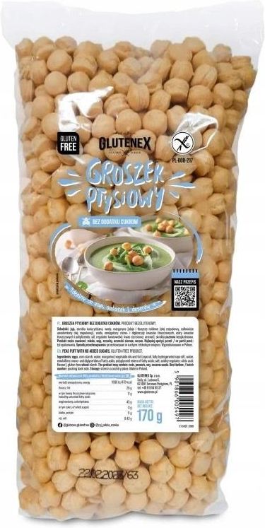 Glutenex Groszek Ptysiowy Bez Dodatków Cukrów Bezglutenowy 170g Ceny