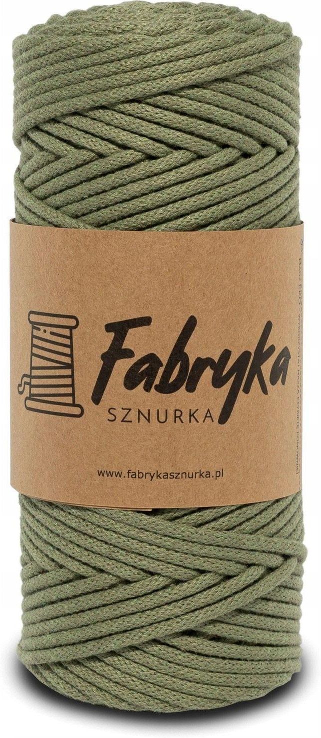 Fabryka Sznurka Pleciony Sznurek Do Makramy Szałwia 3Mm 11746282787