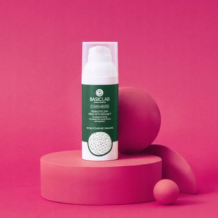 Krem Basiclab Dermocosmetics Prebiotyczny Wyciszający na dzień i noc 50ml - zdjęcie 2