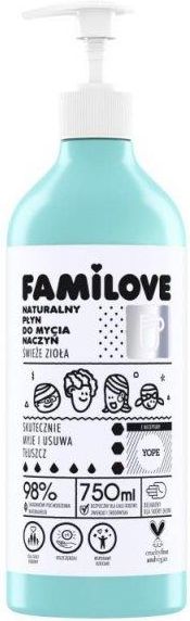 Yope Familove Naturalny Płyn Do Mycia Naczyń 750Ml Opinie i