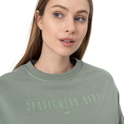 Bluza damska 4F jasna zieleń H4Z22 BLD033 42S - zdjęcie 3