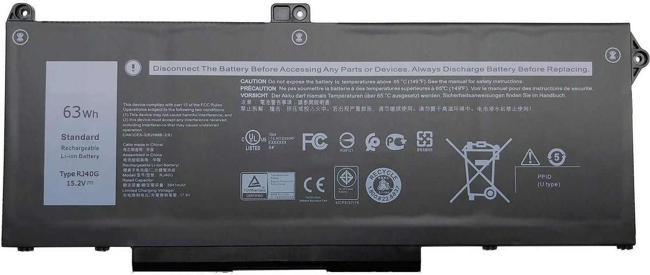 Bateria Do Laptopa Coreparts Laptop Battery For Dell Wh Li Ion