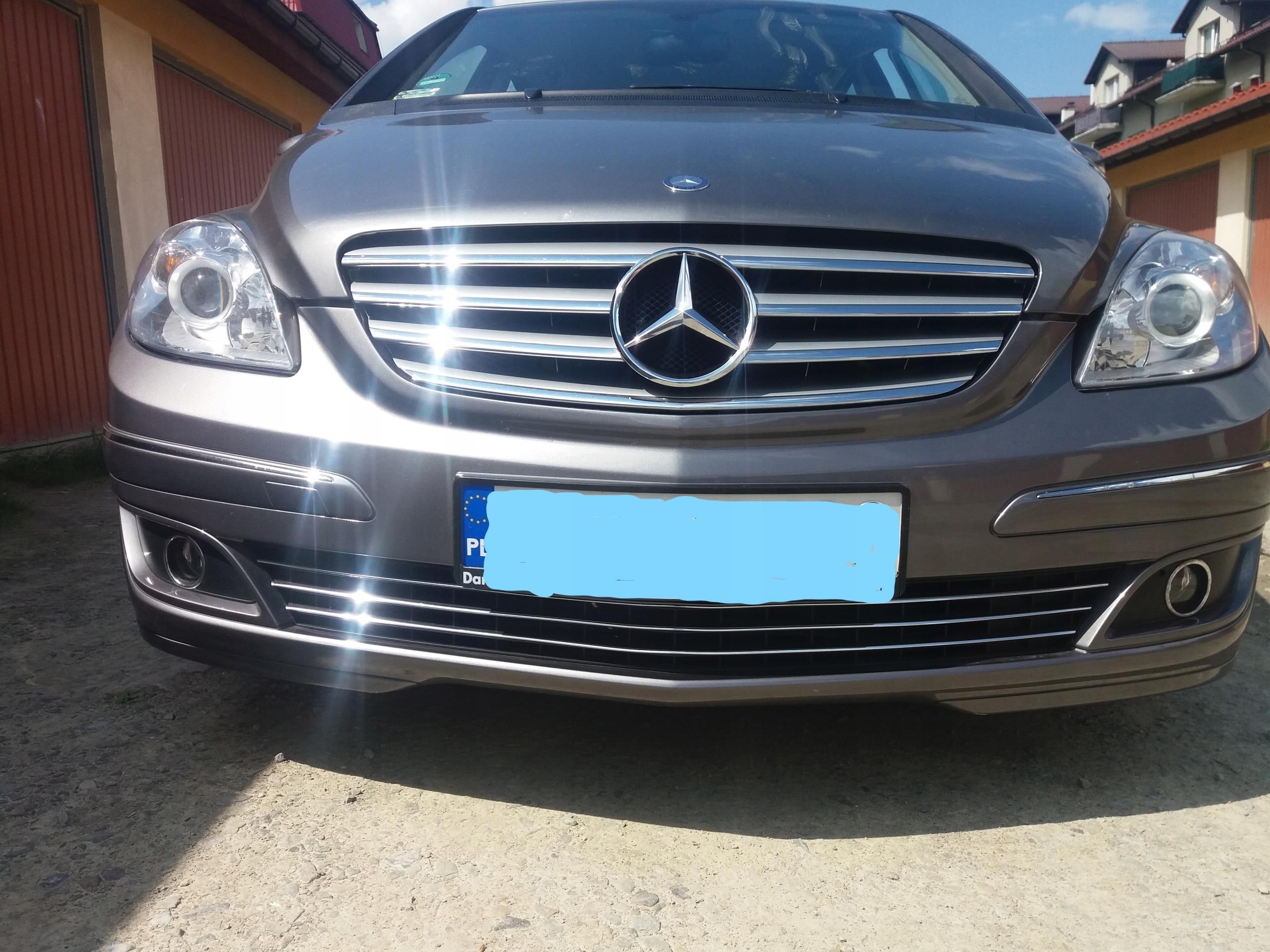 Listwa Na Zderzak Martig Mercedes B W Listwy Chrom Grill Atrapa