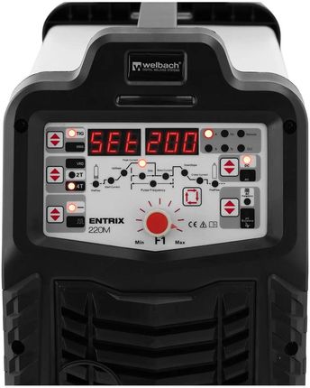 Welbach Spawarka Do Aluminium 200 A Cyfrowa Led Puls Entrix 220M - zdjęcie 3
