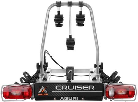 Aguri Bagażnik Rowerowy Na Hak Cruiser Silver 3 Rowery - zdjęcie 2