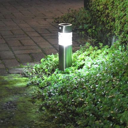 Lampa Solarna Wbijana Grundig Srebrna 43cm - zdjęcie 3