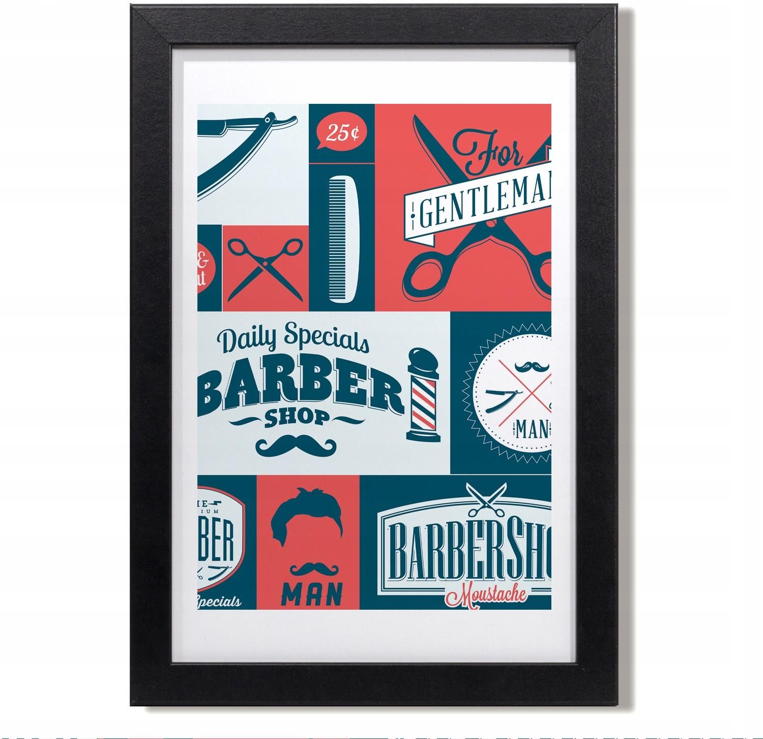 Grafika Rama Mdf Grafika Barber 20x30 Cm Opinie I Atrakcyjne Ceny Na