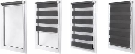 Roleta Dzień Noc 57x150 CM Z Napinaczem - zdjęcie 3