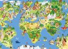 Mapa Świata dla Dziecka fototapeta FS0612