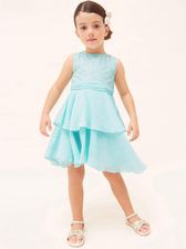 Mayoral Sukienka elegancka 3912 Niebieski
