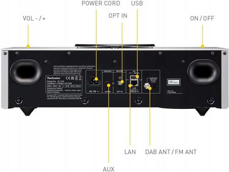Technics Ottava Sc-C65Eg-S Srebrny - zdjęcie 3